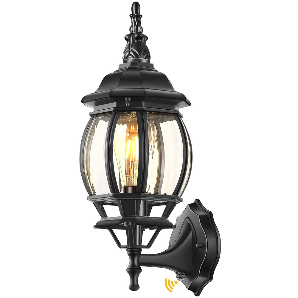 VIANIS Dusk to Dawn Outdoor Wall Light, Exterior Porch Light with Sensor