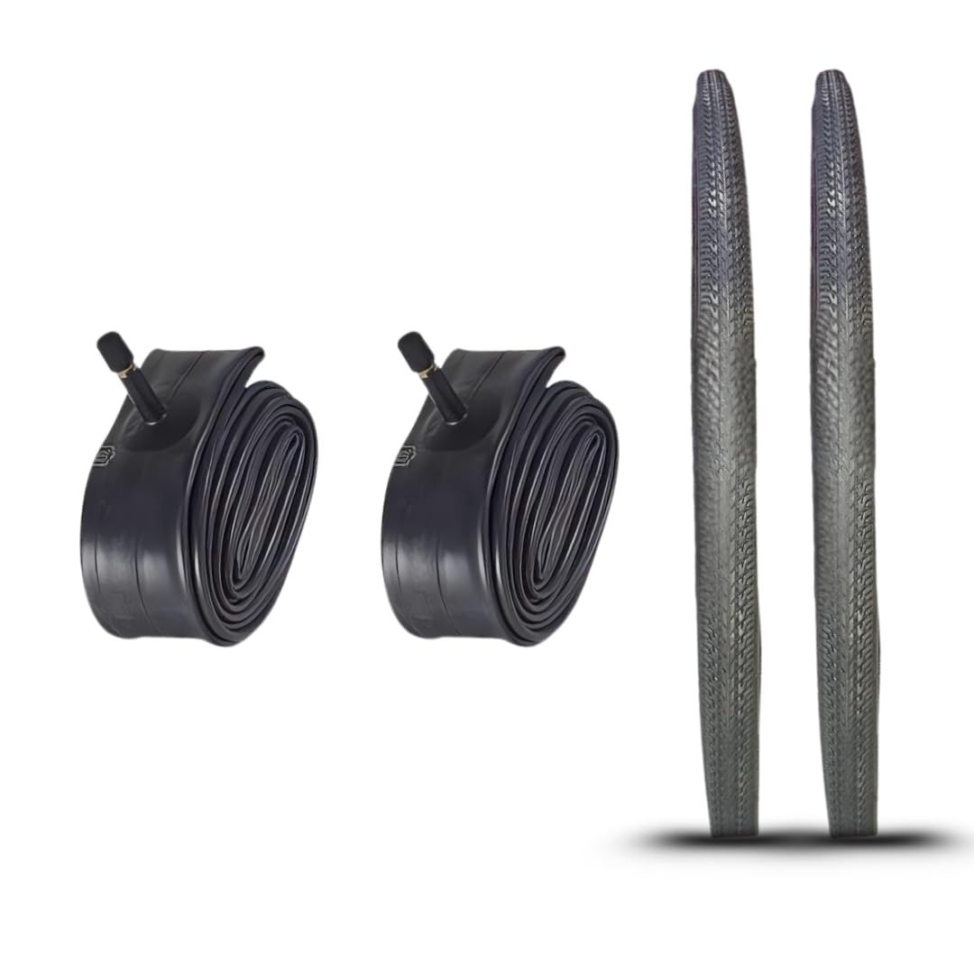 Ralson 700x35 Bicycle Tyre & Tube Combo Pair – Set of 2 Tyres and 2 Schrader Valve Butyl Tubes Combo for Hybrid, City & Touring Bicycles (Size-700 * 35)-image-15
