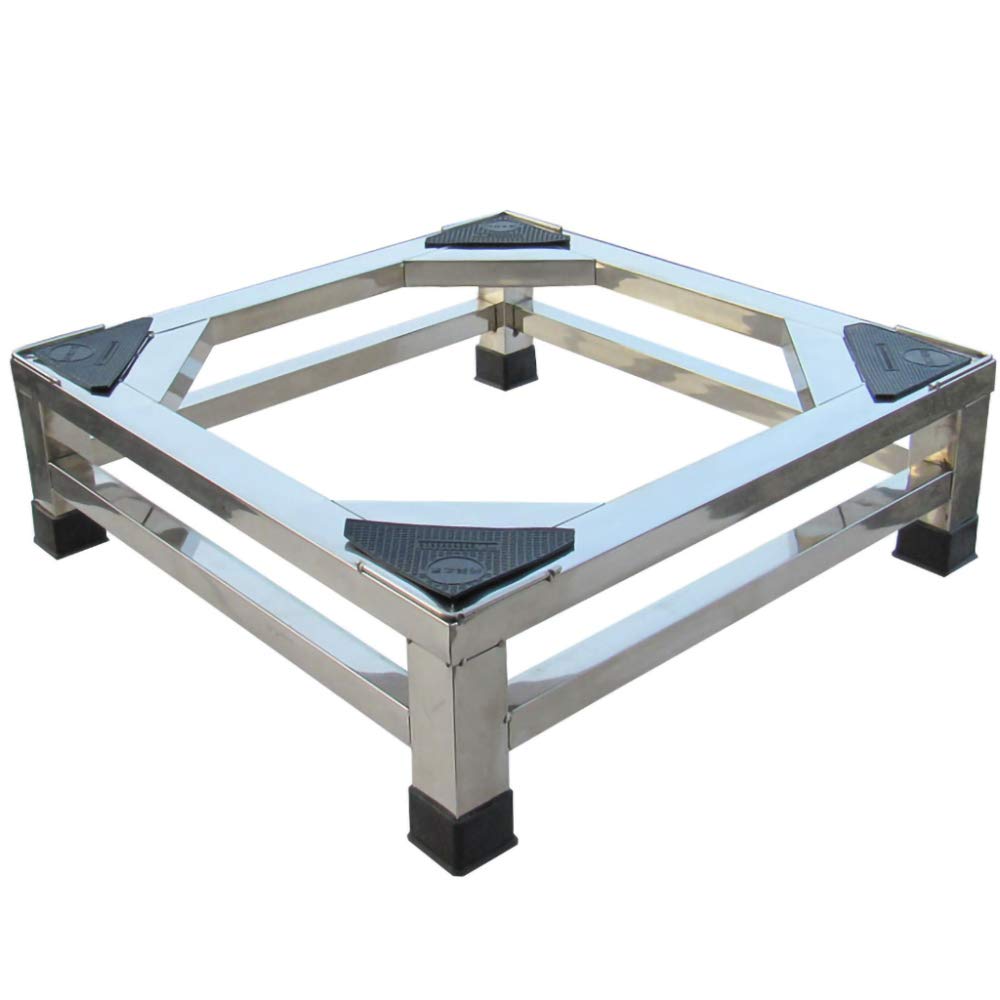 Yjdz Bandeja/Soporte Lavadora,Pedestal Para Lavadora,Soporte Lavadora Antivibracion,Soporte de Carga de Hasta 1000Kg,Se Pueden Seleccionar Varios TamañOs/Como se muestra/Los 50X50CM