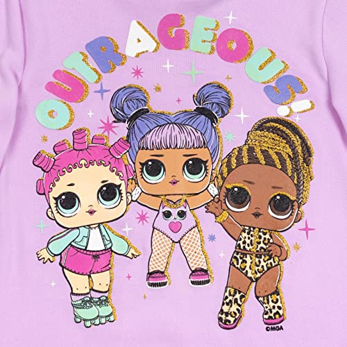 Image of L.O.L. Surprise! Girls' Fleece 2-Piece Hoodie and Leggings Set | Cozy Fleece Hoodie, Ribbed Leggings, Elastic Waistband, Soft and Warm