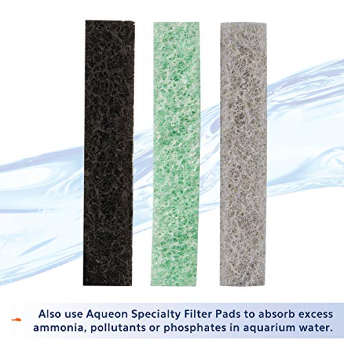 Image of Aqueon Replacement Filter Cartridges, Ensure Even Distribution of Activated Carbon, 25% More Activated Carbon, Easy Installation, Large (Pack of 12)