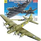 B17 Model Airplane Kit 1/72 Scale - Heavy Bomber B 17 Flying Fortress American WWII Aircraft...
