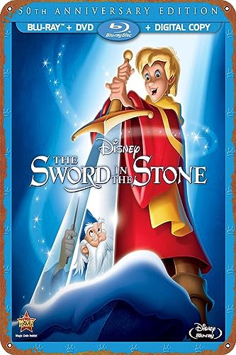 The Sword in the Stone �J�t�F�o�[ �z�[���E�H�[���A�[�g ���� �|�X�^�[ ���g�� ���B���e�[�W ���^�� �u���L�Ŕ� 8x12�C���`