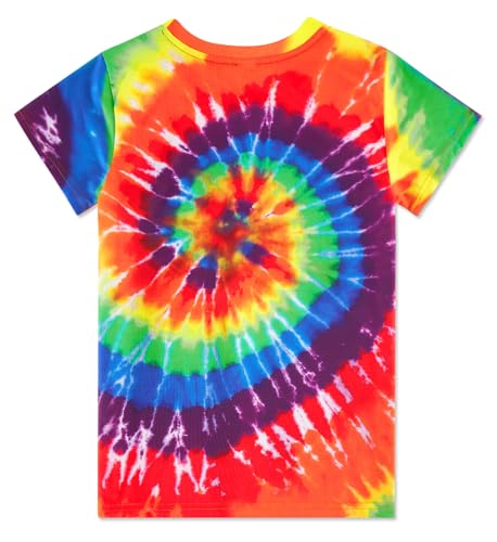 Image of Boys Tie Dye Shirt Size 4-14 Hippies Senior Rainbow Tees T Shirts for Kids | Tees T shirts for Kids