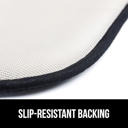 Miniatura 4 de Gorilla Grip - Cojines de espuma viscoelástica para silla, comedor, mesa de cocina, sillas de oficina, se mantienen en su lugar, de microfibra, Negro