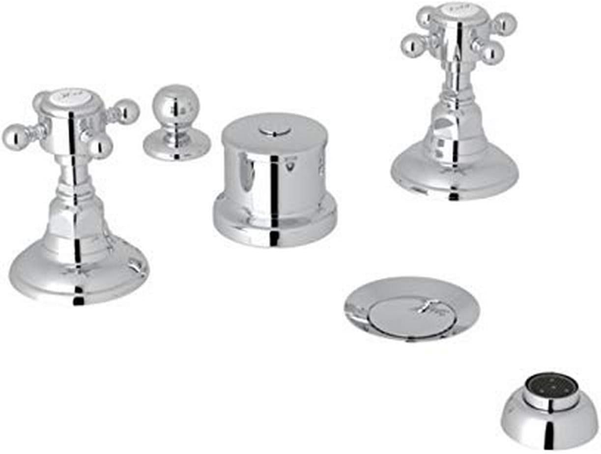 ROHL A1460XMAPC Five Hole Bidet Faucet