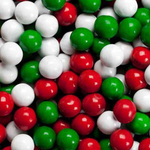 Christmas Sixlets Mini Milk Chocolate Balls 1LB Bag