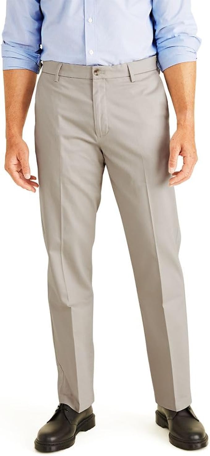 Dockers Men's Classic Fit Signature Khaki Lux Cotton Stretch Pants