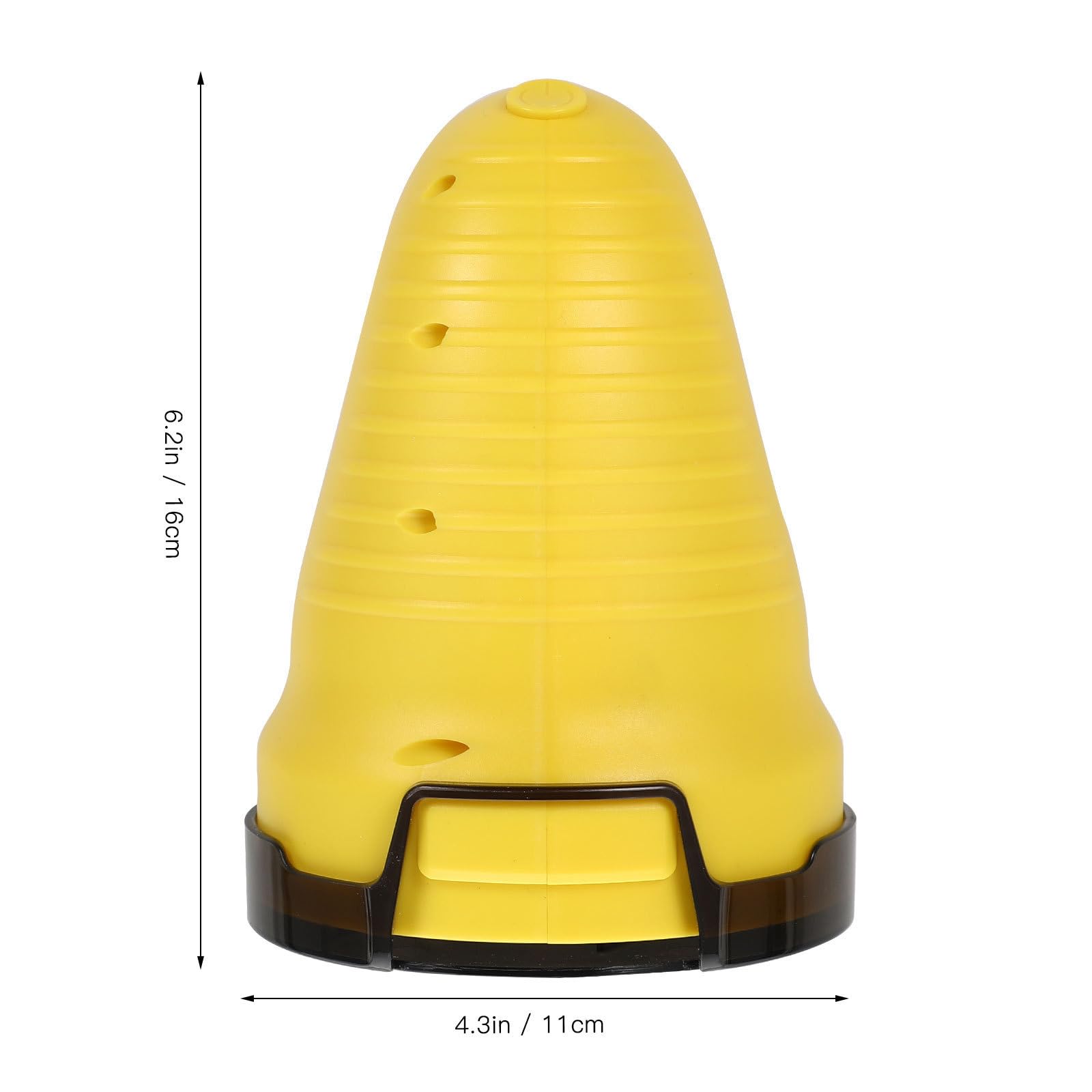 HOMSFOU Raschietto per Ghiaccio Auto Portatile in ABS Giallo, Strumento Efficiente per Rimuovere Neve e Ghiaccio dal Parabrezza