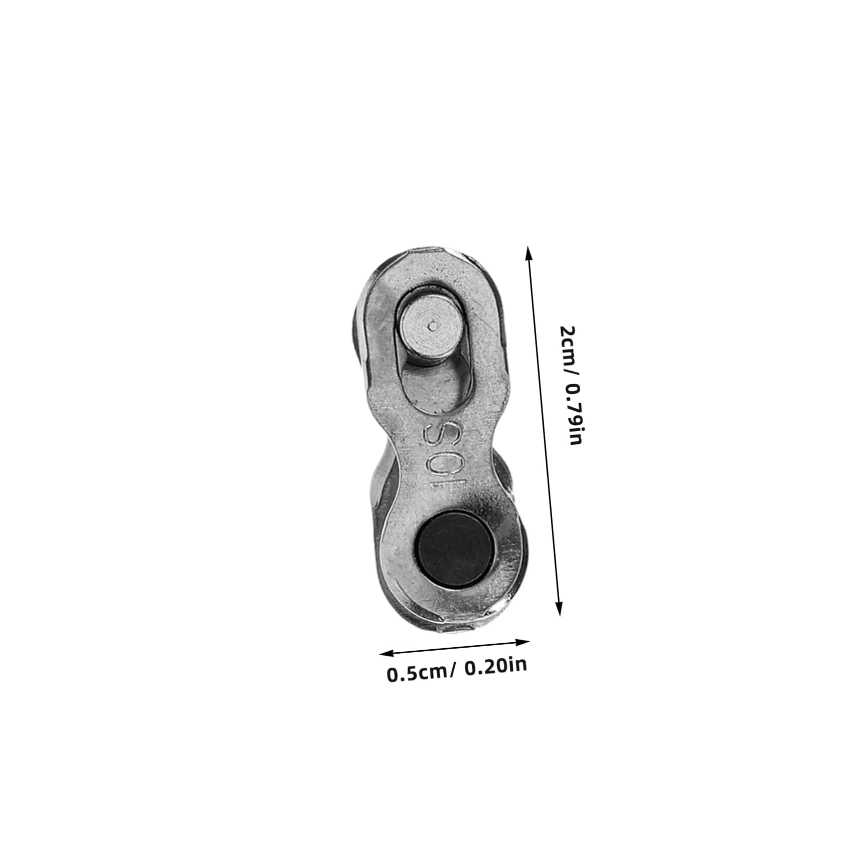 UKCOCO 8Pcs Road Bike Chain Linking Buckles Durable Chain Repair Links for Easy Connector Links for Cycling and Chain Joint Repair