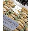4 Pistache Cannolicchi (kleine Siciliaanse Cannoli) in een geschenkzakje, 100% gemaakt in Sicilië, 100% luxe…
