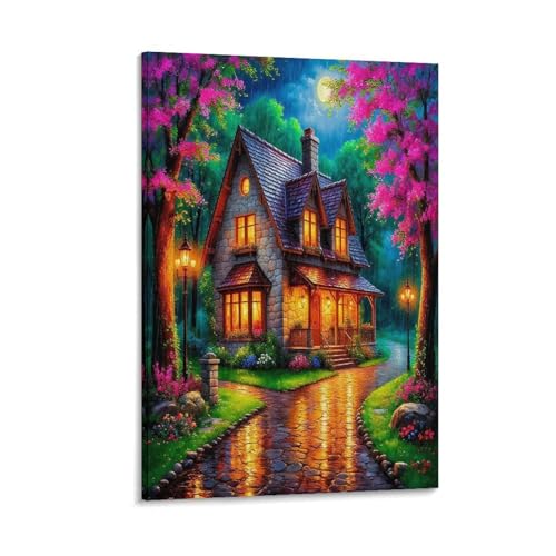 Tableau Impression Sur Toile Paysage Murale TDSNKAVHB Décoration Chambre 24x36inch