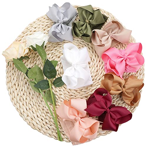 Ded 20 Pieces Soft Elastic Nylon Headbands Hair Bows Headbands Hairbands For Baby Girl Toddlers Infants Newborns #TOP6