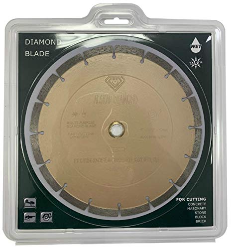 Alskar Diamond Usa Adlss 9 Inch Dry Or Wet Cutting General Purpose Power Saw Segmented Diamond Blades For Concrete Stone Brick Masonry (9") #TOP5