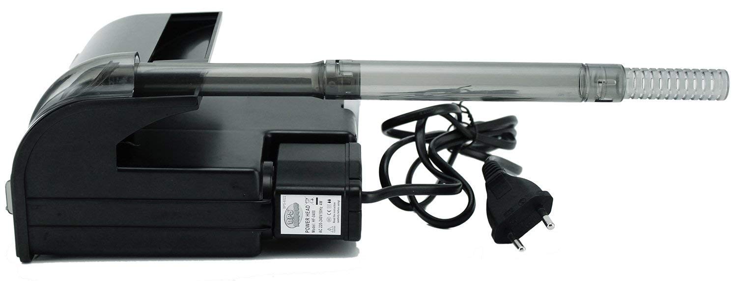 BPS (R) Filtro Acquario Professionale, Filtro Esterno a Zainetto per Acquario, Risparmio Energetico 4,4W, 350 l/h