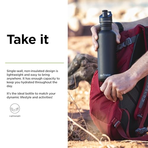 Klean Kanteen Borraccia Classic con Tappo Sport