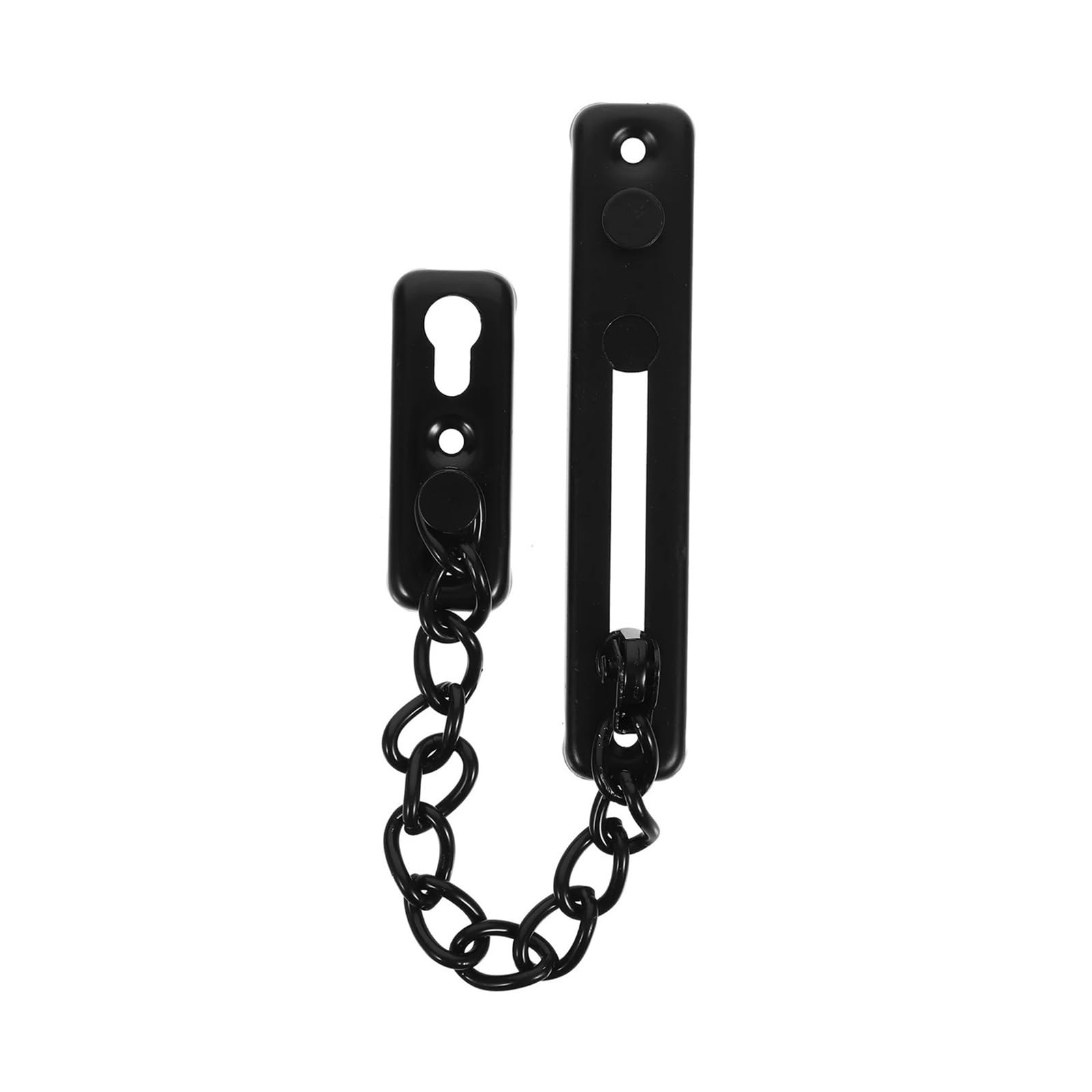 Black Stainless Steel Reinforced Security Latch for Home Hotel Office Chain Safety Door Lock for for Door