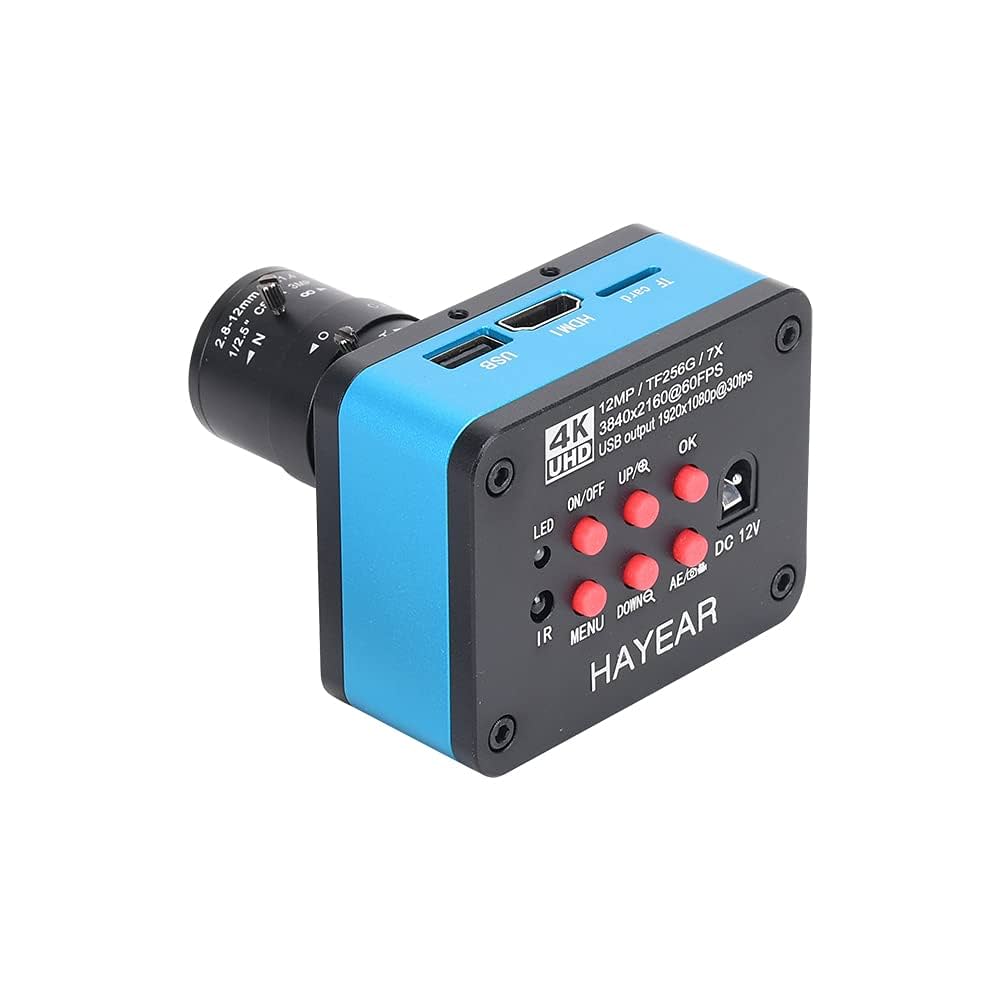 HAYEAR 4K UHD 工業用・顕微鏡カメラ 12MP HDMI/USB出力 Amazon.co.jp: HAYEAR 4K産業顕微鏡カメラ、HDMI及びUSB出力 C