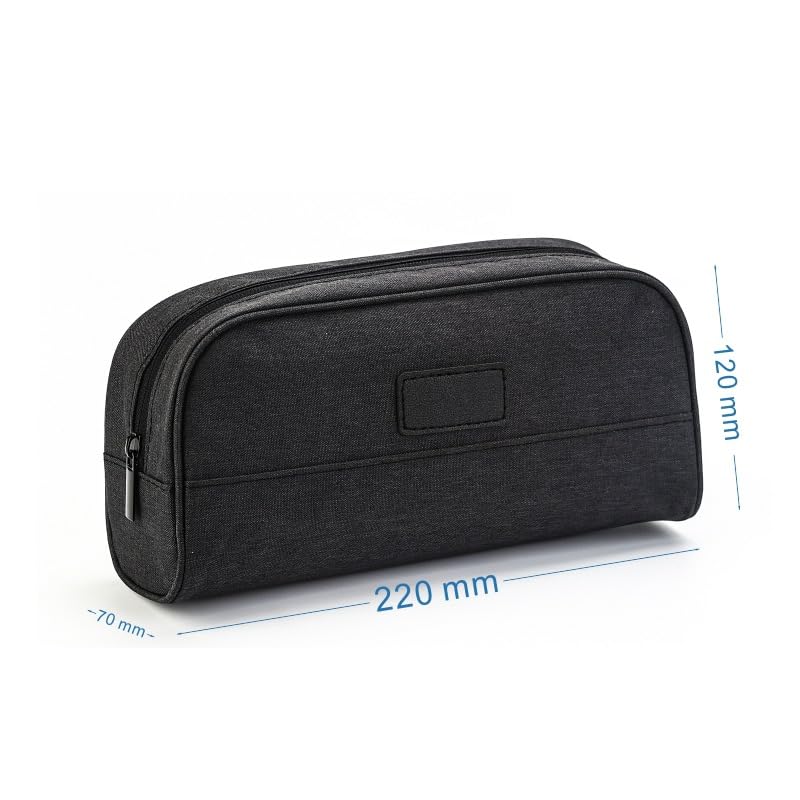 Borsa da Toilette da Uomo in Tessuto Oxford, Borse per Il Trucco da Viaggio con Cerniera, Pochette portaoggetti, Borsa cosmetica, Organizer per Cosmetici di Grande capacità, Idea r