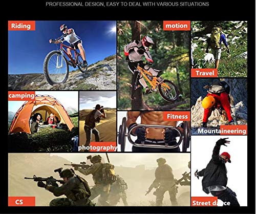 MILASIA Guanti Moto Full Finger Touch Screen Guanti Sportivi da Esterno Hard Knuckle Protettivo per Moto Ciclismo Caccia Arrampicata Camping Guanti