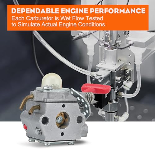 Hipa A04445A WT-458 SX135 Carburetor for Homelite SX-135 ST275 ST155 A03003 A03002 A04445 HLT16 ST185 ST385 HLT15 ST145 ST175 ST285 ST485 GST18 HBC18 HBC28 HBC30 HLT18 HLT28 String Trimmer by Hipa - Image 9