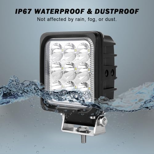 Hooma 27W Blaulicht Led Arbeitsscheinwerfer Blau 12v für Bauernhof Sprayer 2160 Lumen IP67 wasserdicht