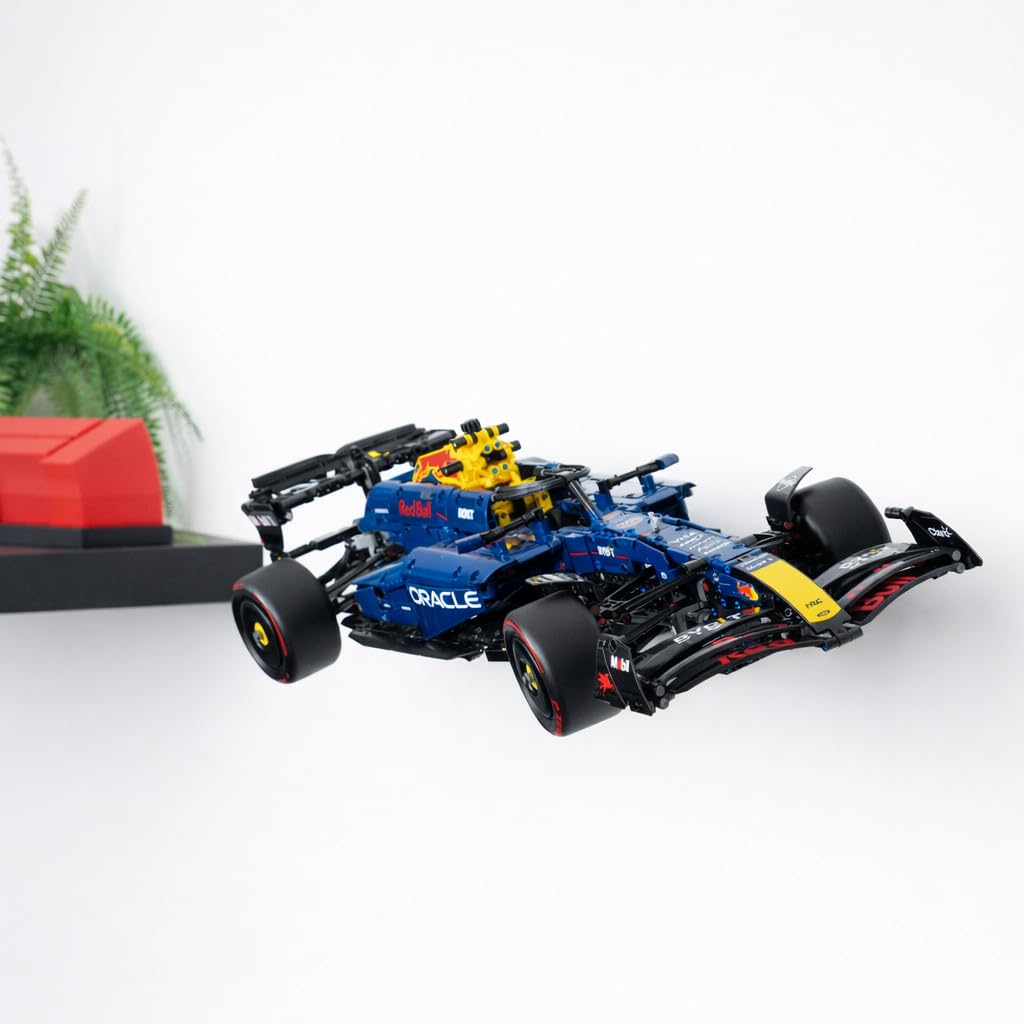 Wall Mount Display for Lego Oracle Red Bull Racing RB20 F1 42206 | Custom-fit PETG Wall M…