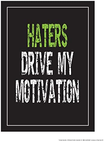 Haters Drive My Motivation 18" X 24" Poster