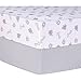 Trend Lab Gray Safari and Dot 2 Piece Fitted Crib Sheets, Gray/White