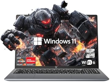 2025 Laptop, Laptop with AMD Ryzen 7 5700U (8C/16T, Up to 4.3GHz), 16GB RAM 512GB NVMe SSD Laptop Computer, Radeon RX Vega 8 Graphics, 16.0-inch FHD Display, WiFi 6, 53Wh Battery, Backlit KB