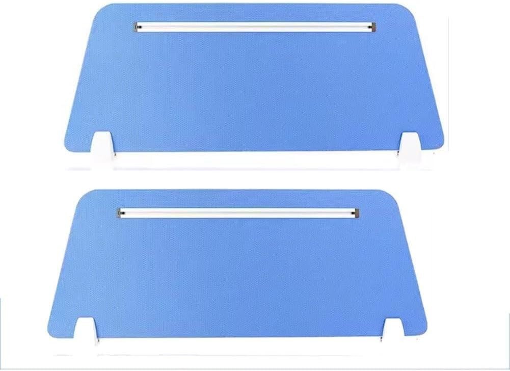Cloison de bureau acoustique bleue 100cm lot de 2 séparateurs