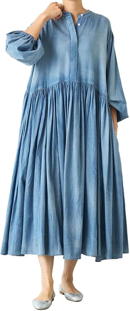 【新品未使用】BEARDSLEY ビアズリー シフォンデニムギャザーワンピース Amazon.co.jp: [BEARDSLEY] [ビアズリー] シフォンデニム