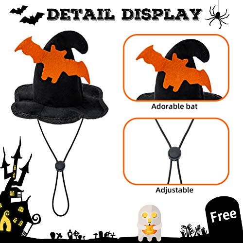 Disfraz Halloween para perro con collar y gorro ajustable miniatura 5