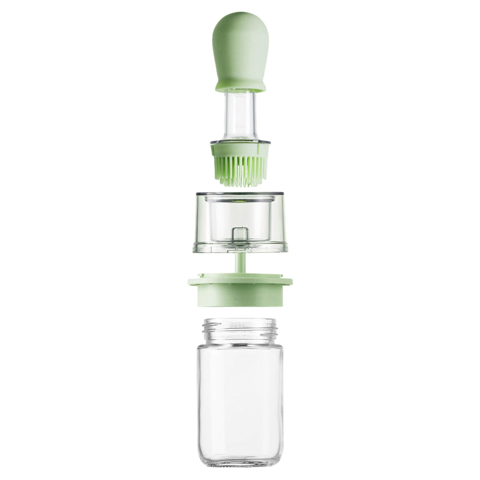 Dispenser Di Olio D'Oliva 2 in 1 180 ml Antigoccia | Bottiglia Contenitore Antigoccia per Olio per Frittura Cottura al Forno Insalate Preparazione Salse Grill Casa Ristorante