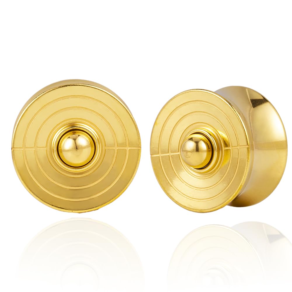 DOEARKO Dilatatore Orecchio in Acciaio Inossidabile Double Flared Flesh Tunnel Ear Gauges Stretching Piercing Corpo Gioielli 8-16mm