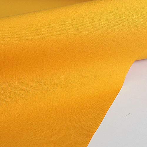 TOLKO Sonnenschutz Markisen-Stoffe als Meterware für Terrassen-Überdachung und Beschattung | mit UV-Schutz 60+ | Wasserdicht, Extra Langlebig - Ohne Ausbleichen - 120cm breit (Gelb-Orange)
