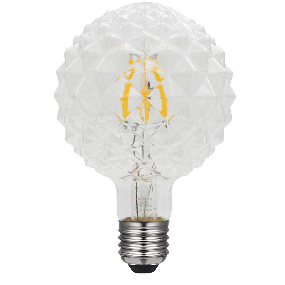 LAES 985450 Globe Diamond Filament żarówka LED E27, 5 W, 95 x 138 mm