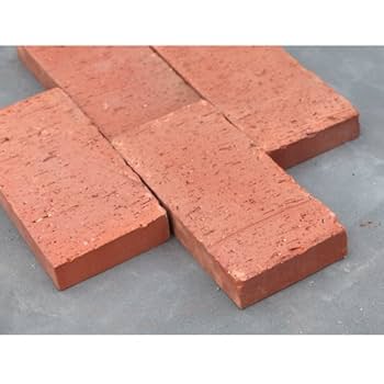 Amazon.co.jp: 赤煉瓦 半丁 32個入 : DIY・工具・ガーデン