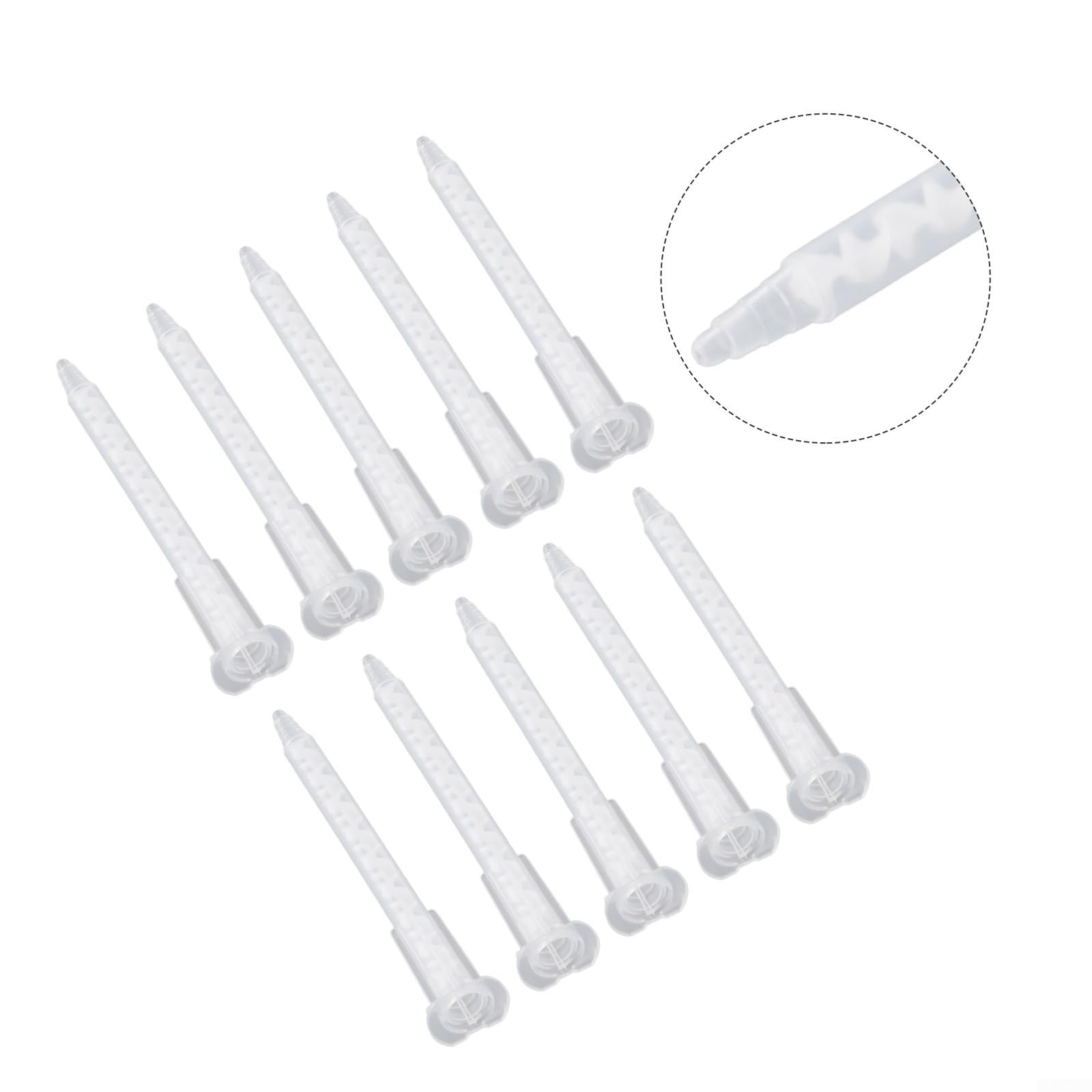 MA5.4-17S Mischrohr-Set 10-teilig für AB-Kleberkartuschen-Systeme mit 17-stufigem Mischweg und 1,5 mm Austrittsdurchmesser
