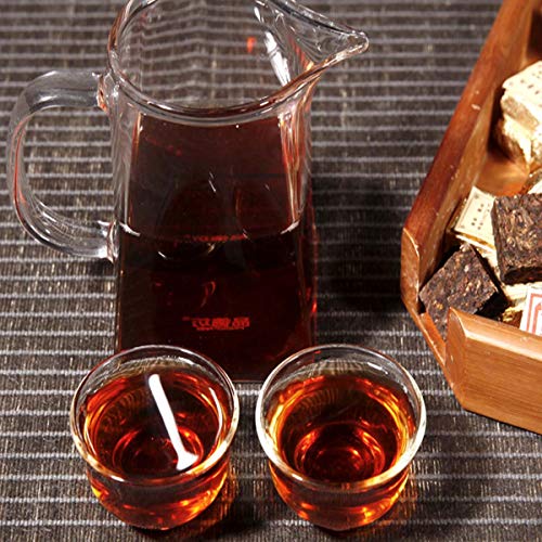 通用 Old PU Erh Té Negro Té Maduro de Puer Ladrillo cocido al Horno Caja de Hierro Amarillo Yunnan Health 250g - Imagen 8