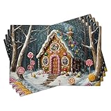 Design fonctionnel : peut être utilisé pour protéger votre table de salle à manger des rayures et des taches, et peut être lavé après utilisation. Sets de table élégants pour ajouter plus de plaisir à votre table de cuisine.