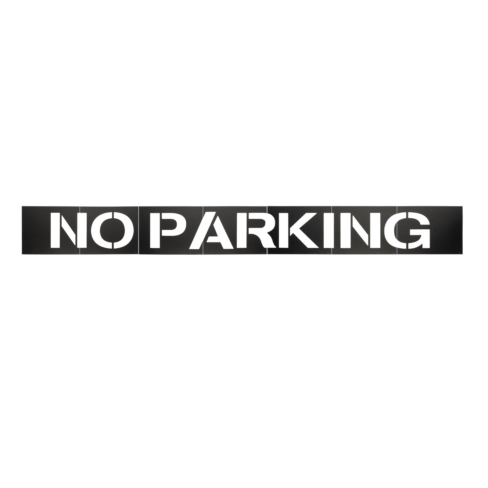 30,5 cm Buchstabe No Parking Schablone für Parkplatz mit Klebeband, Spleiß Parkplätze Bordsteine, Malschablonen, kein Parkplatz, Pflasterstein-Schablonen für Verkehrskante, Asphalt