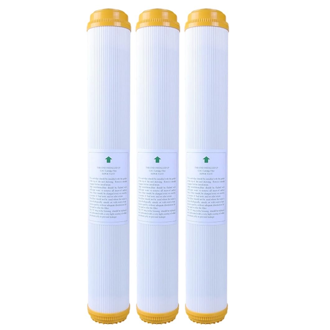 Cartouches T33 20 pouces filtre eau charbon actif post-filtration de rechange