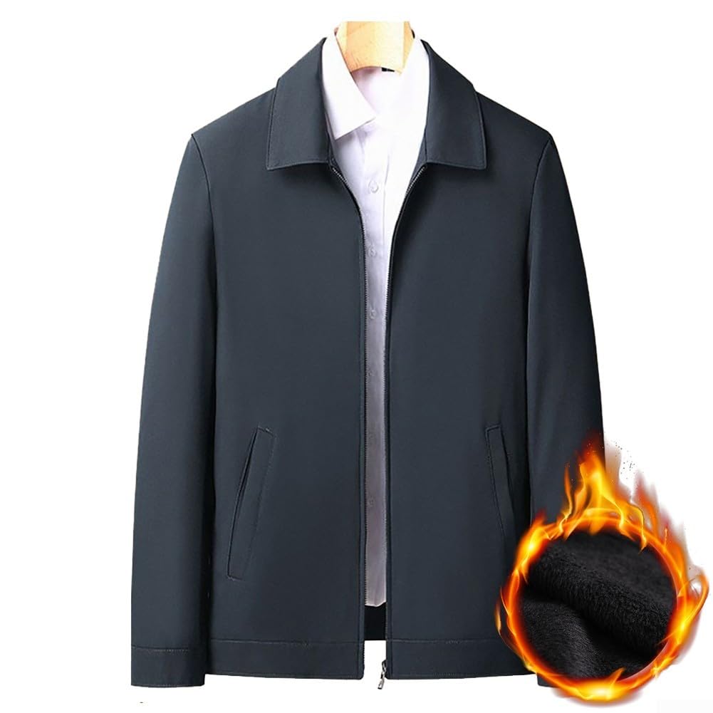 Giacca Casual Uomo per Slim Fit Vinile Giacca Casual Uomo per