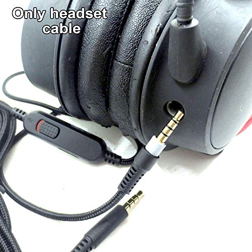 Cable de audio auxiliar desmontable 3.5mm con control volumen miniatura 6