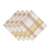 Photo Gallery dii veranda plaid collection - set di tovaglioli decorativi in cotone, per tutti i giorni, 20 x 20, 4 pezzi Photo Gallery dii veranda plaid collection - set di tovaglioli decorativi in cotone, per tutti i giorni, 20 x 20, 4 pezzi