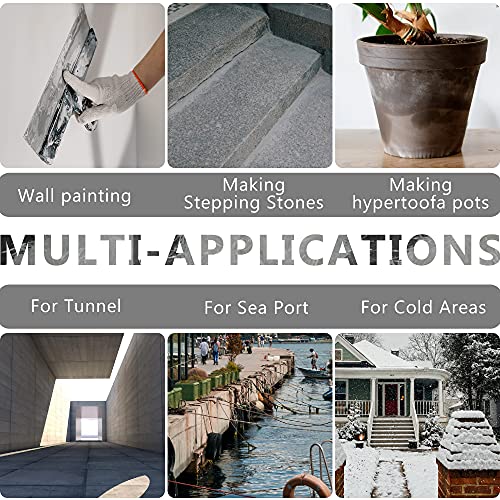 Uptthow Fiberglass For Cement Mortar Concrete Reinforcement Anti-Seepage And Anti-Cracking Cement Mix For Building Walls Garden Floor 3/4"(19Mm)-1Lb/Pack #TOP4