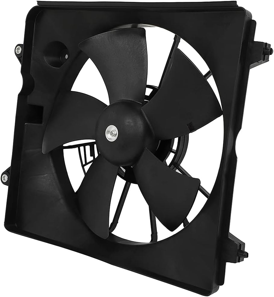 SCITOO Auto Engine Radiator Cooling Fan Assembly, Fit for 2007-2009 for Honda for CR-V 2.4L, Automotive Replacement Engine Fans, Auto Car Radiator Cooling Fans