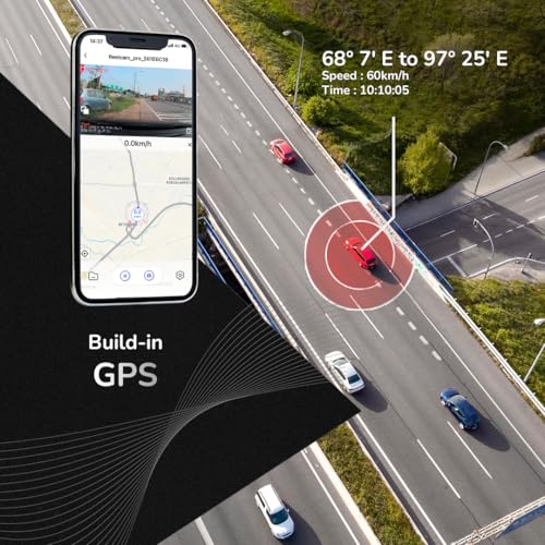Image of Fleettrack Car DashCam (Front Only) | 4k with HDR Imaging | 3.2 inch IPS Screen | F1.8 Large Aperture | in-Built GPS Logger | Night Owl Vision | Voice Control, WiFi | Parking Mode | Upto 128GB Supported
