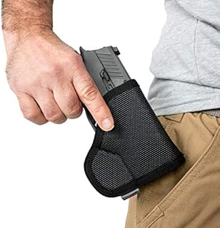 ComfortTac The Protector Premium Pocket Holster for Concealed Carry - Compatible with Most Subcompact 380 Pistols Including Glock 42, Ruger LCP, S&W Bodyguard, Sig Sauer P238, Taurus 738, and More